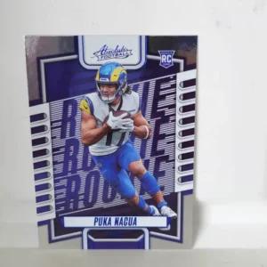Panini Absolute Football 2023 | #189 Puka Nacua - Los Angeles Rams | Blue Rookie Card