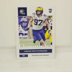 Panini Chronicles Draft Picks Football 2022 | #1 Aidan Hutchinson - Michigan Wolverines | Chronicles Rookie Card