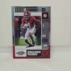 Panini Chronicles Draft Picks Football 2022 | #13 Jameson Williams - Alabama Crimson Tide | Contenders Optic College Ticket Rookie Card