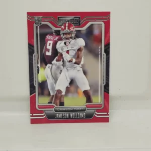 Panini Chronicles Draft Picks Football 2022 | #13 Jameson Williams - Alabama Crimson Tide | Playbook Rookie Card