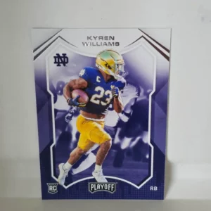Panini Chronicles Draft Picks Football 2022 | #9 Kyren Williams - Notre Dame Fighting Irish | Playoff Rookie Card