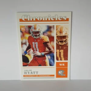 Panini Chronicles Draft Picks Football 2023 | #11 Jalin Hyatt - Tennessee Volunteers | Chronicles Rookie Card