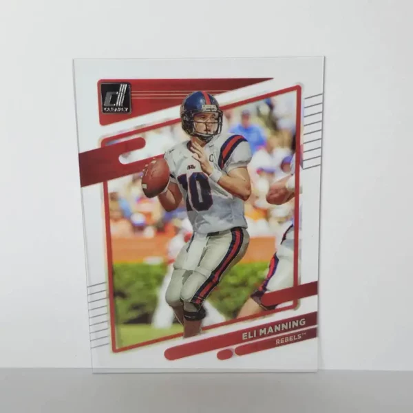 Panini Chronicles Draft Picks Football 2023 | #20 Eli Manning - Ole Miss Rebels | Clearly Donruss