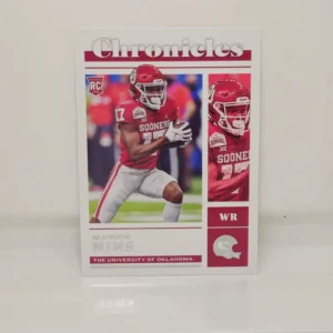 Panini Chronicles Draft Picks Football 2023 | #22 Marvin Mims - Oklahoma Sooners | Chronicles Rookie Card