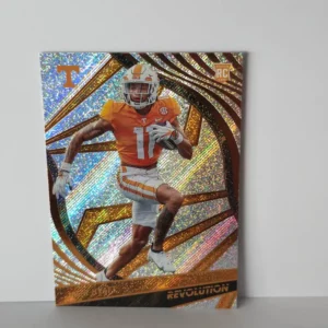 Panini Chronicles Draft Picks Football 2023 | #33 Jalin Hyatt - Tennessee Volunteers | Revolution Rookie Card