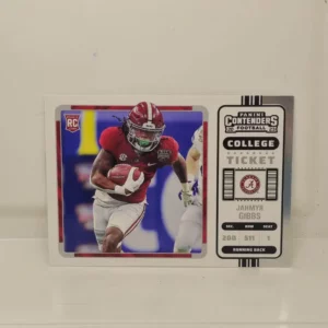 Panini Chronicles Draft Picks Football 2023 | #8 Jahmyr Gibbs - Alabama Crimson Tide | Contenders College Ticket Rookie Card