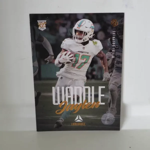 Panini Chronicles Football 2021 | #213 Jaylen Waddle - Miami Dolphins | Bronze Luminance Rookie Card