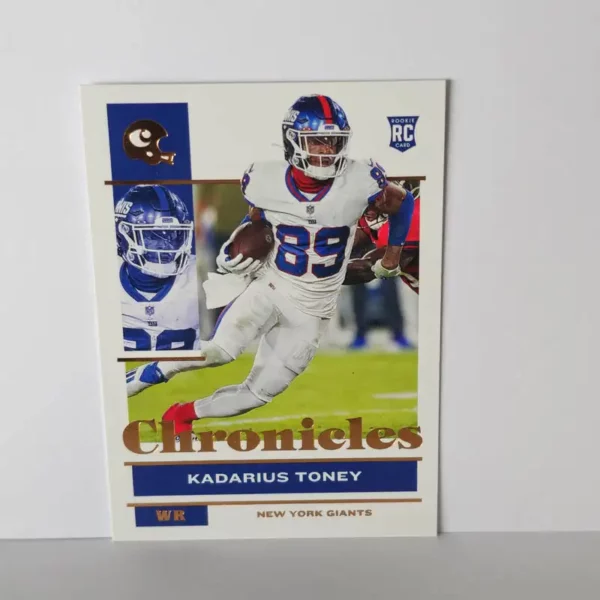 Panini Chronicles Football 2021 | #67 Kadarius Toney - New York Giants | Bronze Chronicles Rookie Card