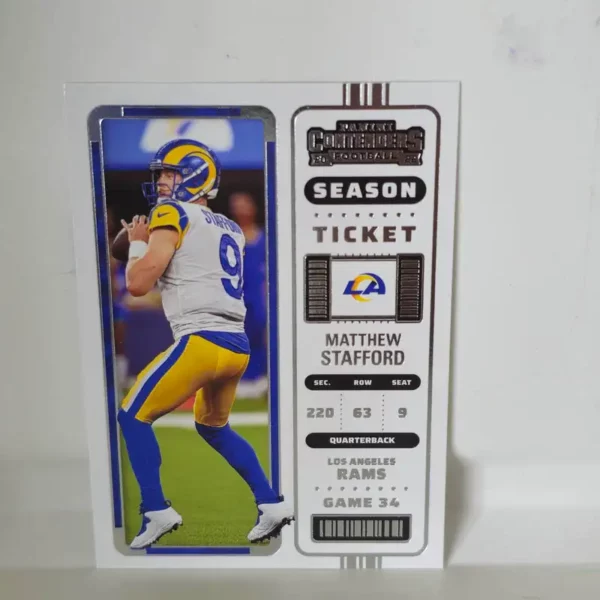 Panini Contenders Football 2022 | #47 Matthew Stafford - Los Angeles Rams