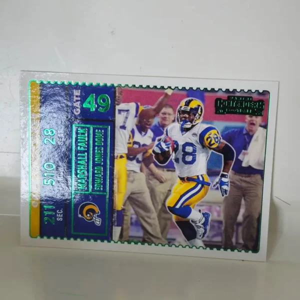 Panini Contenders Football 2022 | #GDT-MFA Marshall Faulk - Los Angeles Rams | Emerald Game Day Ticket