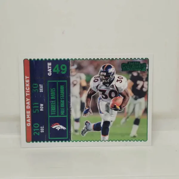 Panini Contenders Football 2022 | #GDT-TDA Terrell Davis - Denver Broncos | Emerald Game Day Ticket