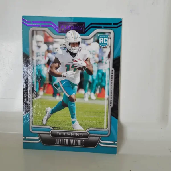 Panini Playbook Football 2021 | #106 Jaylen Waddle - Miami Dolphins | Purple Rookie Card