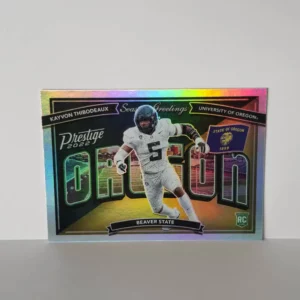 Panini Prestige Football 2022 | #SG-8 Kayvon Thibodeaux - Oregon Ducks | Season Greetings Rookie Card