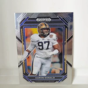 Panini Prizm Draft Picks Football 2023 | #1 Aaron Donald - Pitt Panthers