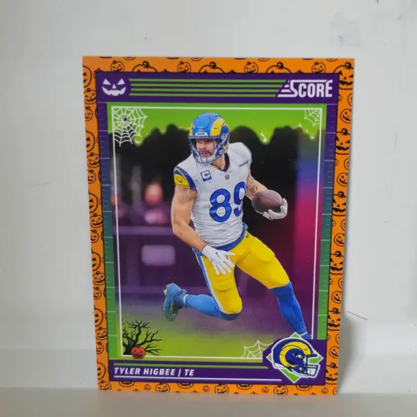 Panini Score-A-Treat Football 2024 | #158 Tyler Higbee - Los Angeles Rams | Orange Pumpkins