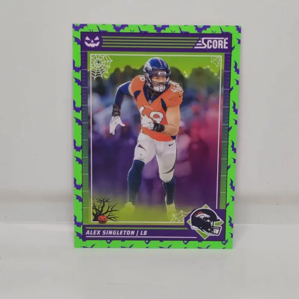 Panini Score-A-Treat Football 2024 | #82 Alex Singleton - Denver Broncos | Green Bats