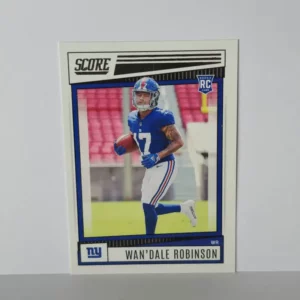 Panini Score Football 2022 | #384 Wan'Dale Robinson - New York Giants | Rookie Card