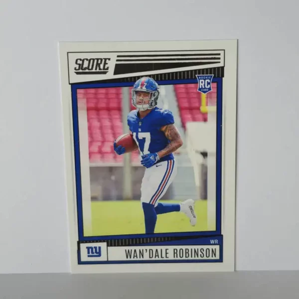 Panini Score Football 2022 | #384 Wan'Dale Robinson - New York Giants | Rookie Card