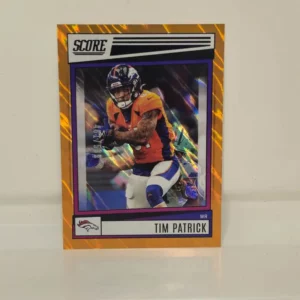 Panini Score Football 2022 | #76 Tim Patrick - Denver Broncos | Orange Lava 481/599