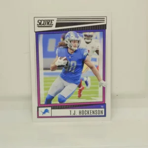 Panini Score Football 2022 | #85 T.J. Hockenson - Detroit Lions