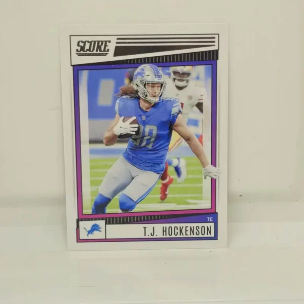 Panini Score Football 2022 | #85 T.J. Hockenson - Detroit Lions