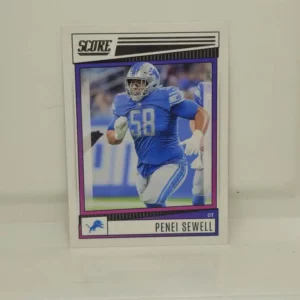 Panini Score Football 2022 | #86 Penei Sewell - Detroit Lions