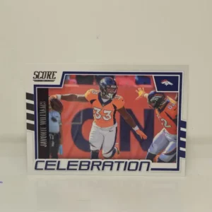 Panini Score Football 2022 | #C-JW Javonte Williams - Denver Broncos | Celebration
