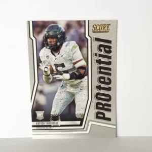 Panini Score Football 2022 | #P-KT Kayvon Thibodeaux - Oregon Ducks | Gold PROtential Rookie Card