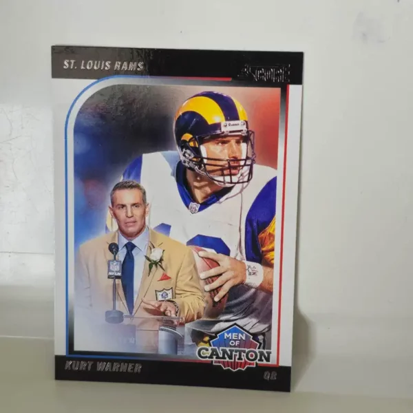 Panini Score Football 2024 | #10 Kurt Warner - Los Angeles Rams | Men of Canton