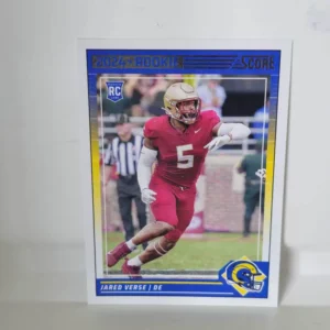 Panini Score Football 2024 | #312 Jared Verse - Los Angeles Rams | Rookie Card