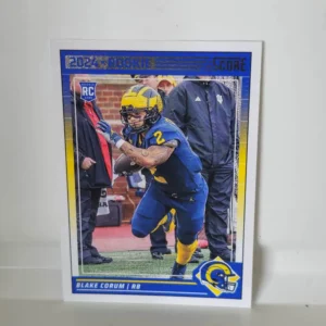Panini Score Football 2024 | #389 Blake Corum - Los Angeles Rams | Rookie Card