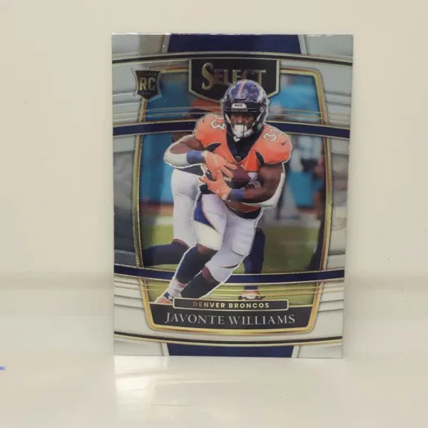 Panini Select Football 2021 | #57 Javonte Williams - Denver Broncos | Concourse Rookie Card