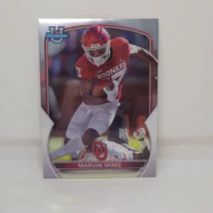 Topps Bowman Chrome University Football 2022 | #4 Marvin Mims - Oklahoma Sooners