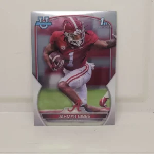 Topps Bowman Chrome University Football 2022 | #82 Jahmyr Gibbs - Alabama Crimson Tide | 1st Bowman