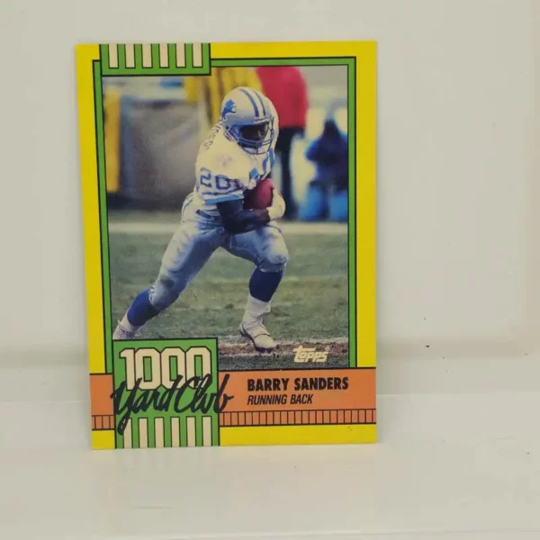 Topps Football 1990 | #3 Barry Sanders - Detroit Lions | 1000 Yard Club