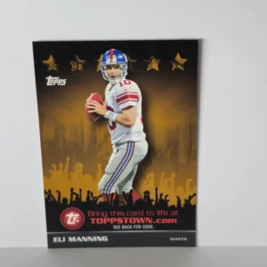 Topps Football 2009 | TTT2 Eli Manning - New York Giants | Topps Town Gold