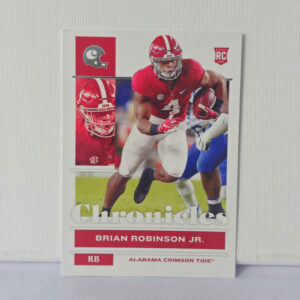 Panini Chronicles Draft Picks Football 2022 | #25 Brian Robinson Jr. - Alabama Crimson Tide | Chronicles Rookie Card