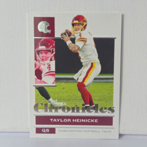 Panini Chronicles Football 2021 | #95 Taylor Heinicke - Washington Commanders | Chronicles