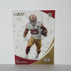 Panini Chronicles Football 2021 | #CVR-29 Eli Mitchell - San Francisco 49ers | Clear Vision Rookie Card