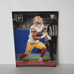 Panini Chronicles Football 2021 | #PA-17 Eli Mitchell - San Francisco 49ers | Panini Rookie Card