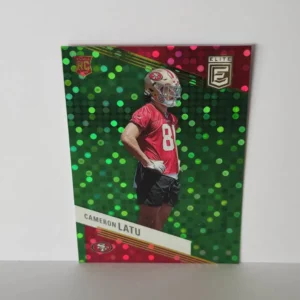 Panini Donruss Elite Football 2023 | #115 Cameron Latu - San Francisco 49ers | Green Disco