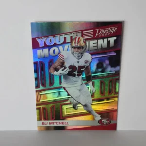 Panini Prestige Football 2022 | #YM-12 Eli Mitchell - San Francisco 49ers | Youth Movement