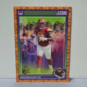 Panini Score-A-Treat Football 2024 | #280 Jonathan Allen - Washington Commanders | Orange Pumpkins