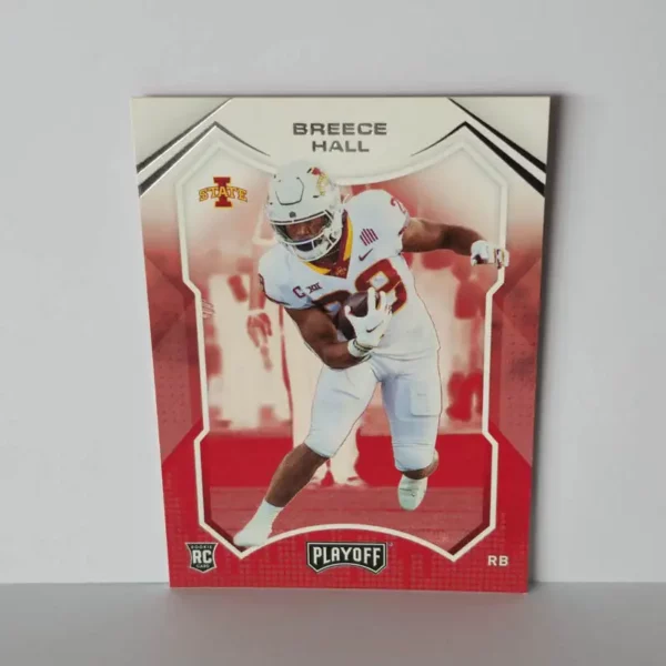Panini Chronicles Draft Picks Football 2022 | #6 Breece Hall - Iowa State Cyclones | Playoff Rookie Card