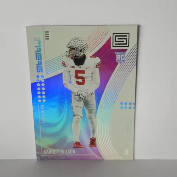 Panini Chronicles Draft Picks Football 2022 | #7 Garrett Wilson - Ohio State Buckeyes | Status Rookie Card