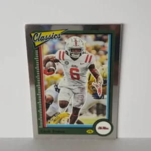 Panini Chronicles Draft Picks Football 2023 | #15 Zach Evans - Ole Miss Rebels | Classics Rookie Card