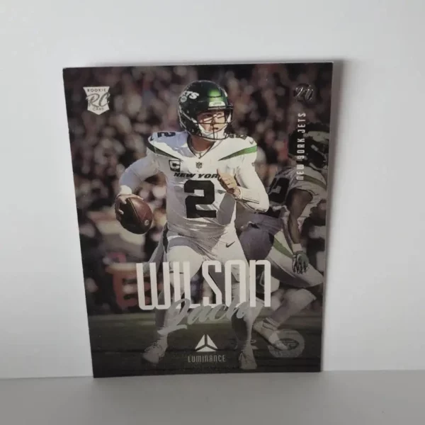 Panini Chronicles Football 2021 | #202 Zach Wilson - New York Jets | Luminance Rookie Card