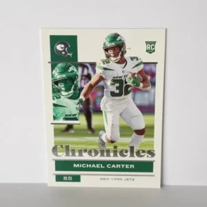 Panini Chronicles Football 2021 | #87 Michael Carter - New York Jets | Chronicles Rookie Card