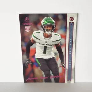 Panini Chronicles Football 2022 | #208 Ahmad Gardner - New York Jets | Pink Luminance Rookie Card