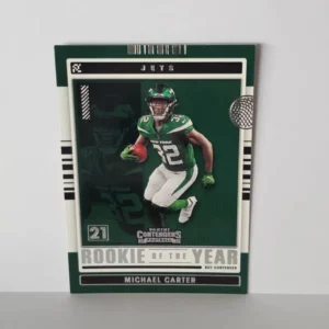 Panini Contenders Football 2021 | #ROY-MCA Michael Carter - New York Jets | Rookie of the Year